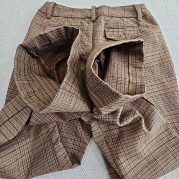 Urban Outfitters Jamie Flare Trouser Pant Size 6 Mid Rise Pockets Dark Academia - Picture 7 of 16